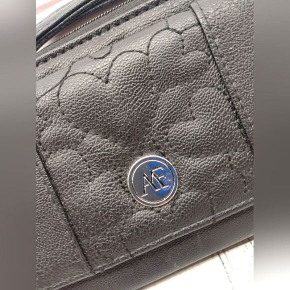 Crossbody Black Travel Bag Purse Multi Compartments New - Picture 4 of 10